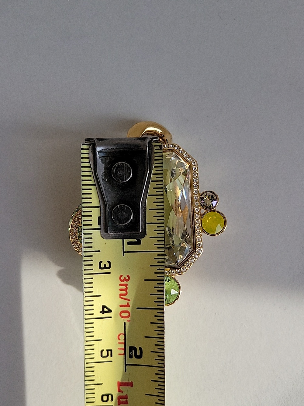 Swarovski Large Gold-Tone Fruit Pendant - Picture 9 of 11